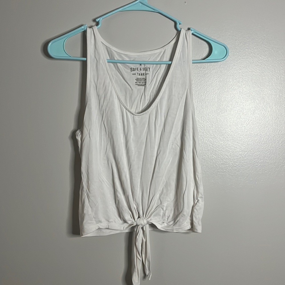 American Eagle soft and sexy white tank top